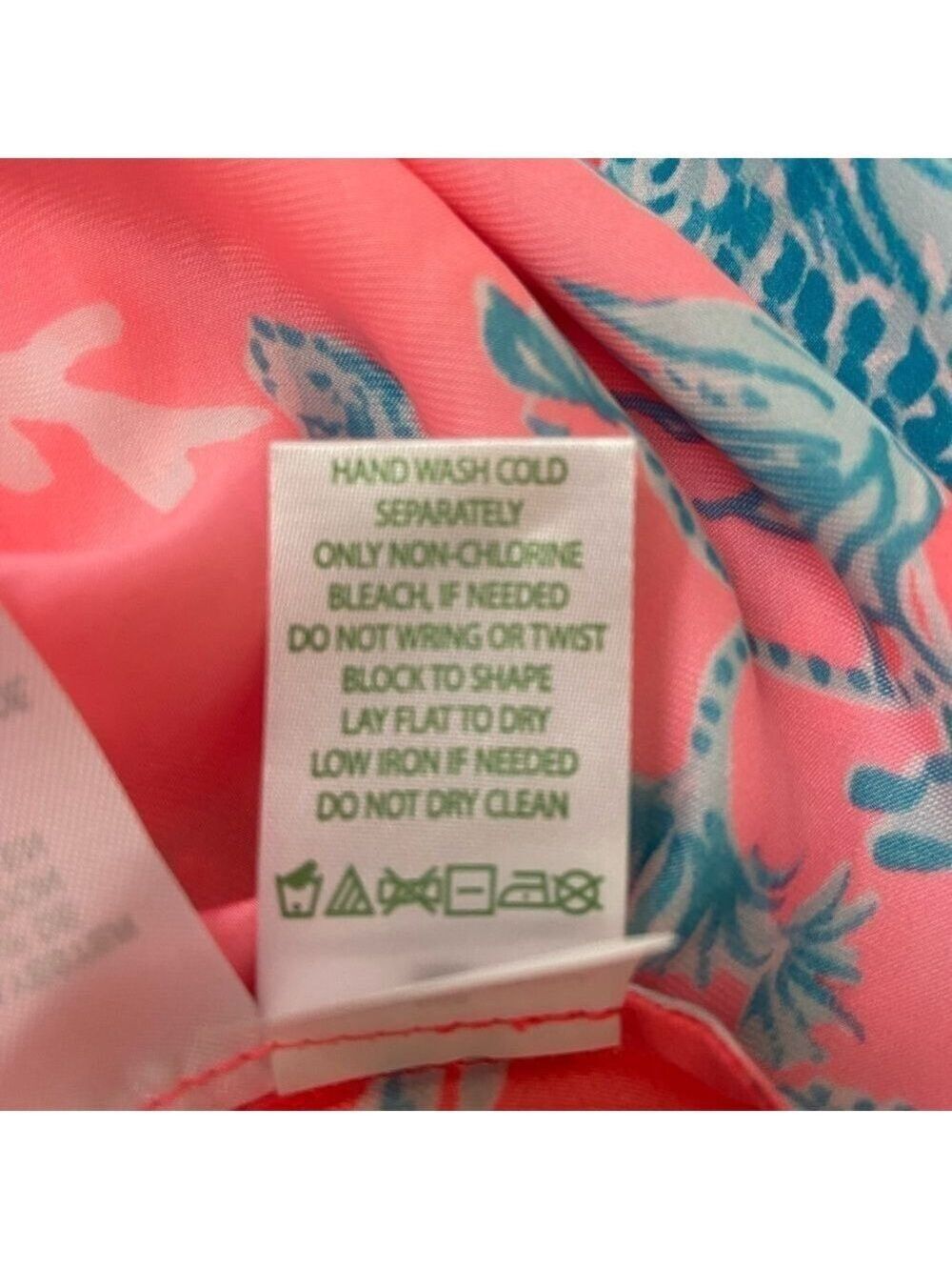 Lilly Pulitzer Shelly Bay Halter Top Coral Spritz XXS - Picture 9 of 10